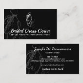 Bridal Dress van Black Wedding Gown Visitekaartje (Voorkant / Achterkant)