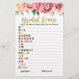 Bridal emoji game met Answers Vrijgezellenfeest ga