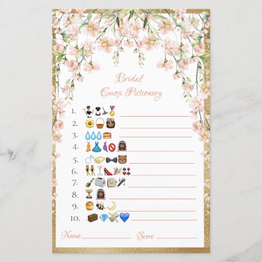 Bridal Emoji Pictionary African American American (Voorkant)