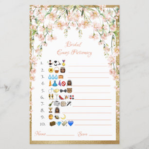 Bridal Emoji Pictionary African American American