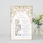 Bridal Emoji Pictionary Answers blank (Staand voorkant)