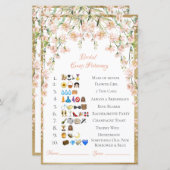 Bridal Emoji Pictionary Answers blank (Voorkant / Achterkant)