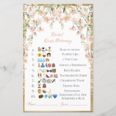 Bridal Emoji Pictionary Answers blank (Voorkant)