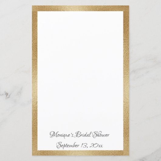 Bridal Emoji Pictionary Game Paper — Specificaties (Achterkant)