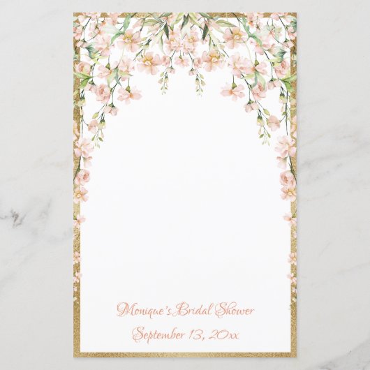 Bridal Emoji Pictionary Kaukasus Game Paper Blad (Achterkant)