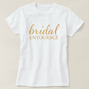 Bridal Entourage - Weddenschap tegen shirten T-shirt