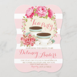 Bridal Floral Tea Party Kaart