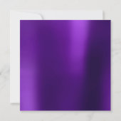 Bridal Foto Afstuderen Birthday Plum Kaart (Achterkant)