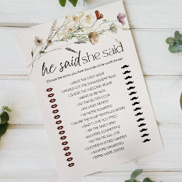 Bridal Game zei dat ze  Tiny Floral zei