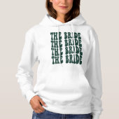 Bridal Gepersonaliseerd Matching Bridal Party Hoodie (Voorkant)