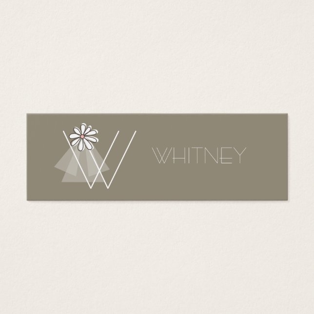 Bridal Gift Label Mini Visitekaartjes (Voorkant)