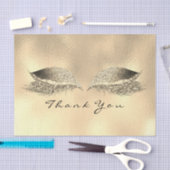 Bridal Gold Glitter Dank je wel Metallic Tissuepapier (Craft)