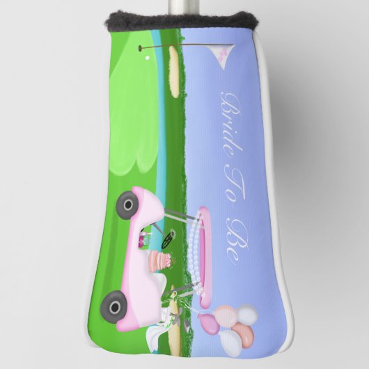 Bridal Golf Cart Bruid te zijn Golfheadcover (Draai 90)
