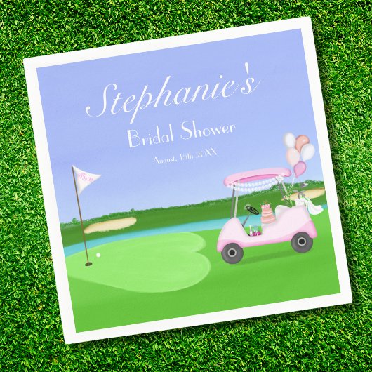 Bridal Golf Vrijgezellenfeest Brunch Servet