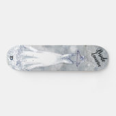 Bridal Gown in Distress Grey and White Dd Brand Persoonlijk Skateboard (Horizontaal)