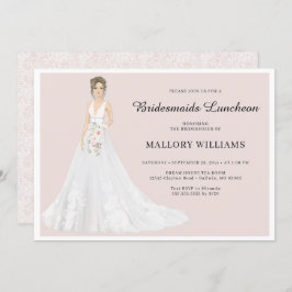 Bridal Gown Invitation Kaart