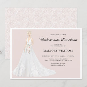 Bridal Gown Invitation Kaart