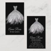 *~* Bridal Gowns Wedding Weddenschappen Visitekaartje (Voorkant / Achterkant)