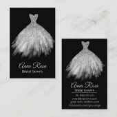 *~* Bridal Gowns Wedding Wedding Dress Visitekaartje (Voorkant / Achterkant)