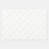 Bridal Green Tropical Leaves en Ferns Inpakpapier Vel (Voorkant 3)