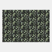 Bridal Green Tropical Leaves en Ferns Inpakpapier Vel (Voorkant 2)
