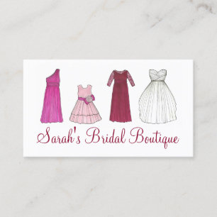 Bridal Gwn Dress Shop Clothing Wedding Boutique Visitekaartje
