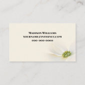 Bridal Heart en Aqua Ribbon Visitekaartje (Achterkant)