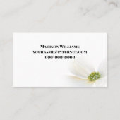 Bridal Heart en Black Ribbon Visitekaartje (Achterkant)