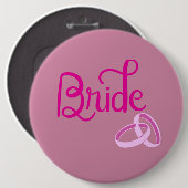 Bridal Hen Party Ronde Button 6,0 Cm (Voorkant /achterkant)