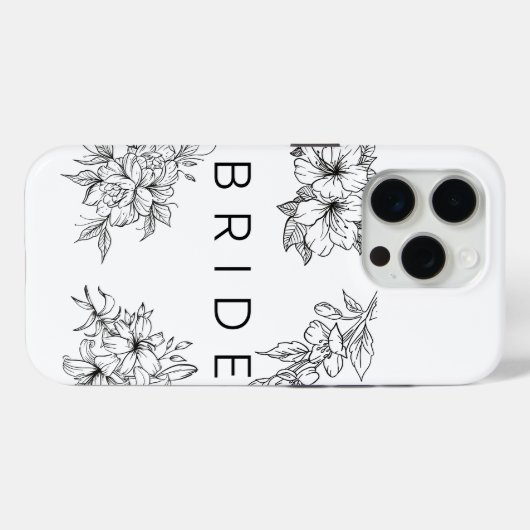 Bridal iPhone 15 pro telefoonhoesje Case-Mate iPhone Case (Achterkant (horizontaal))