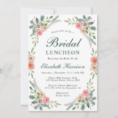 Bridal-kerst Waterverf van Floral Kaart (Voorkant)