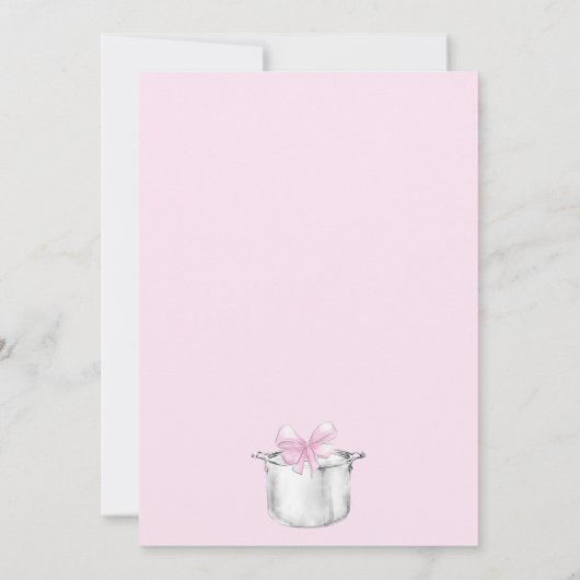 Bridal Kitchen Shower Kaart (Achterkant)