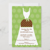 Bridal Kitchen Shower - Limoen Apron Gown Kaart (Achterkant)