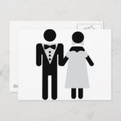 bridal-koppelingspictogram briefkaart (Voorkant / Achterkant)
