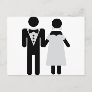 bridal-koppelingspictogram briefkaart