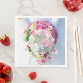 Bridal Lace Flower editable bruiloft Servet (Insitu)