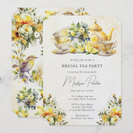 Bridal Lemon Tea Party  Kaart