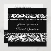 Bridal-leunkafels (zwart en wit) kaart (Voorkant / Achterkant)