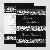 Bridal-leunkafels (zwart en wit) kaart (Voorkant / Achterkant)