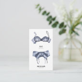 Bridal Lingerie-kaart Informatiekaartje (Staand voorkant)