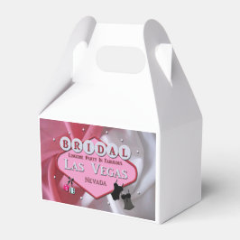 BRIDAL LINGERIE PARTY Las Vegas GABLE Favor Box Bedankdoosjes