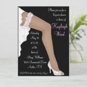 Bridal Lingerie Shower - Aangepaste etnische etnis Kaart (Staand voorkant)