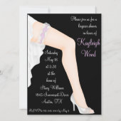 Bridal Lingerie Shower - Gepersonaliseerd Kaart (Voorkant)