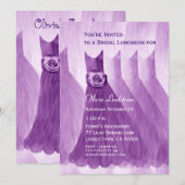 Bridal Luncheon bridesmaïdbedden Kaart (Voorkant / Achterkant)