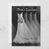 Bridal Luncheon  bridesmaïdbedden Kaart (Achterkant)