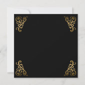 Bridal Luncheon Elegant Gold | Weddenschap Kaart (Achterkant)