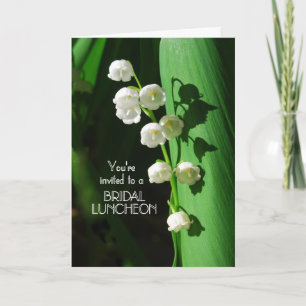 Bridal Luncheon Invitation Lily van de vallei