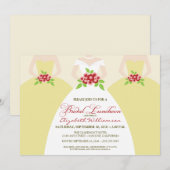 Bridal Luncheon Invite (ivoor) Kaart (Voorkant / Achterkant)