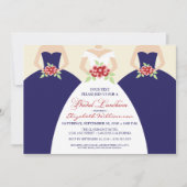 Bridal Luncheon Invite (marine) Kaart (Voorkant)