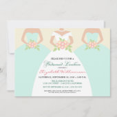 Bridal Luncheon Invite (munt) Kaart (Voorkant)
